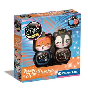 Crazy Chic - Lovely Animals Nail Polish - Blue & Red (18843)