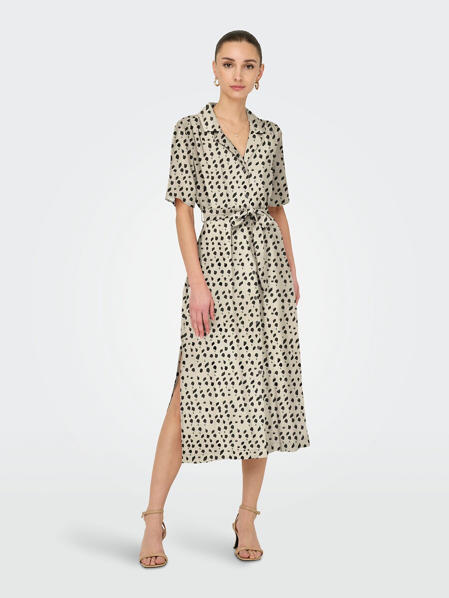JDY<br>Vestido longo estampado