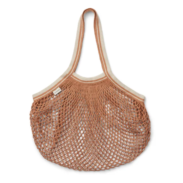 Liewood Sac Filet Mesi Coton Bio | Rose pêche