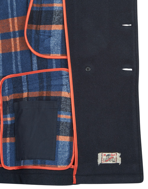 Scotch & Soda - Wool Blend Peacoat Marino