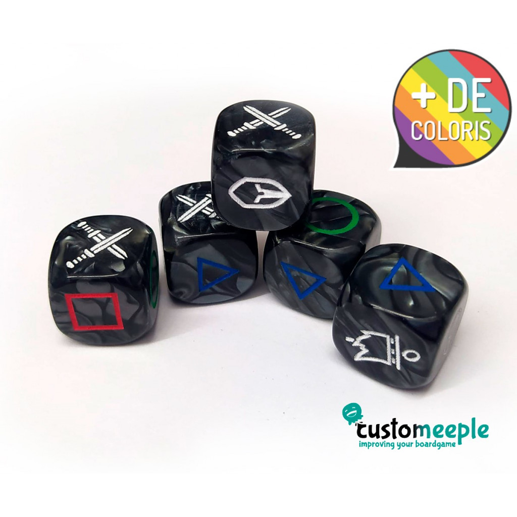 Set de 5 Dés Commands & Colors