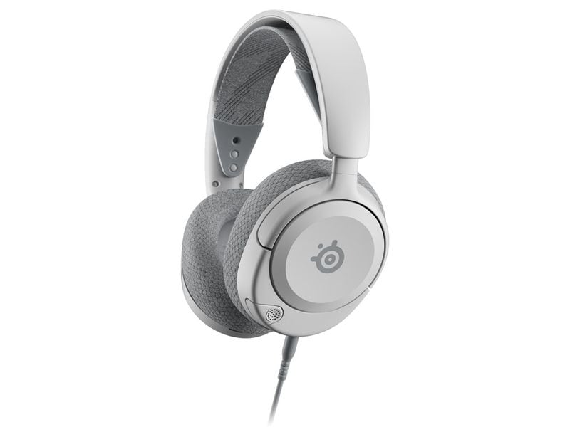 Steel Series Headset Arctis Nova 1P Weiss Steelseries Arctis Nova 1P kabelgebundene Gaming-Kopfhörer mit Kopfband, Weiss