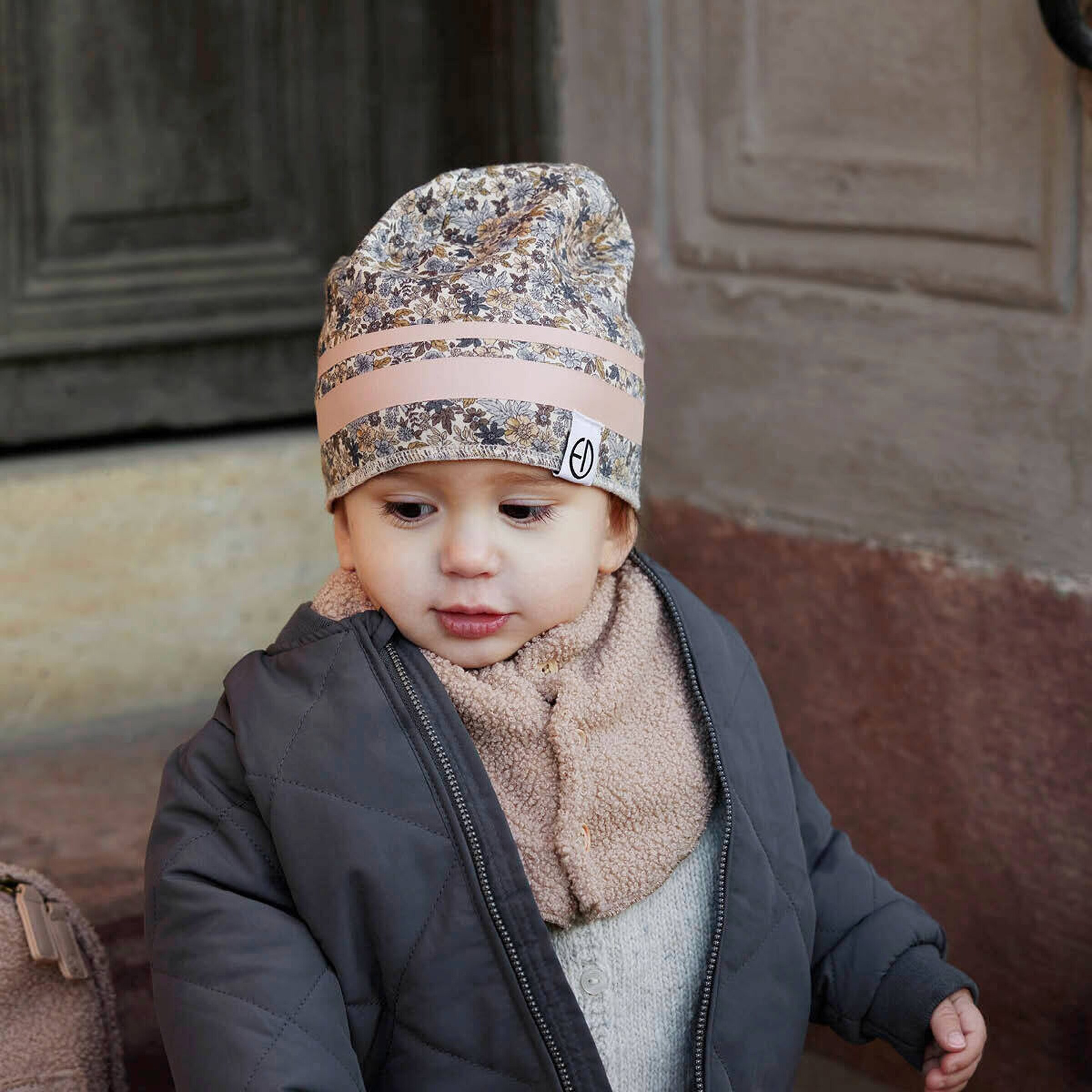 Elodie Wärmendes Halstuch - Pink Bouclé