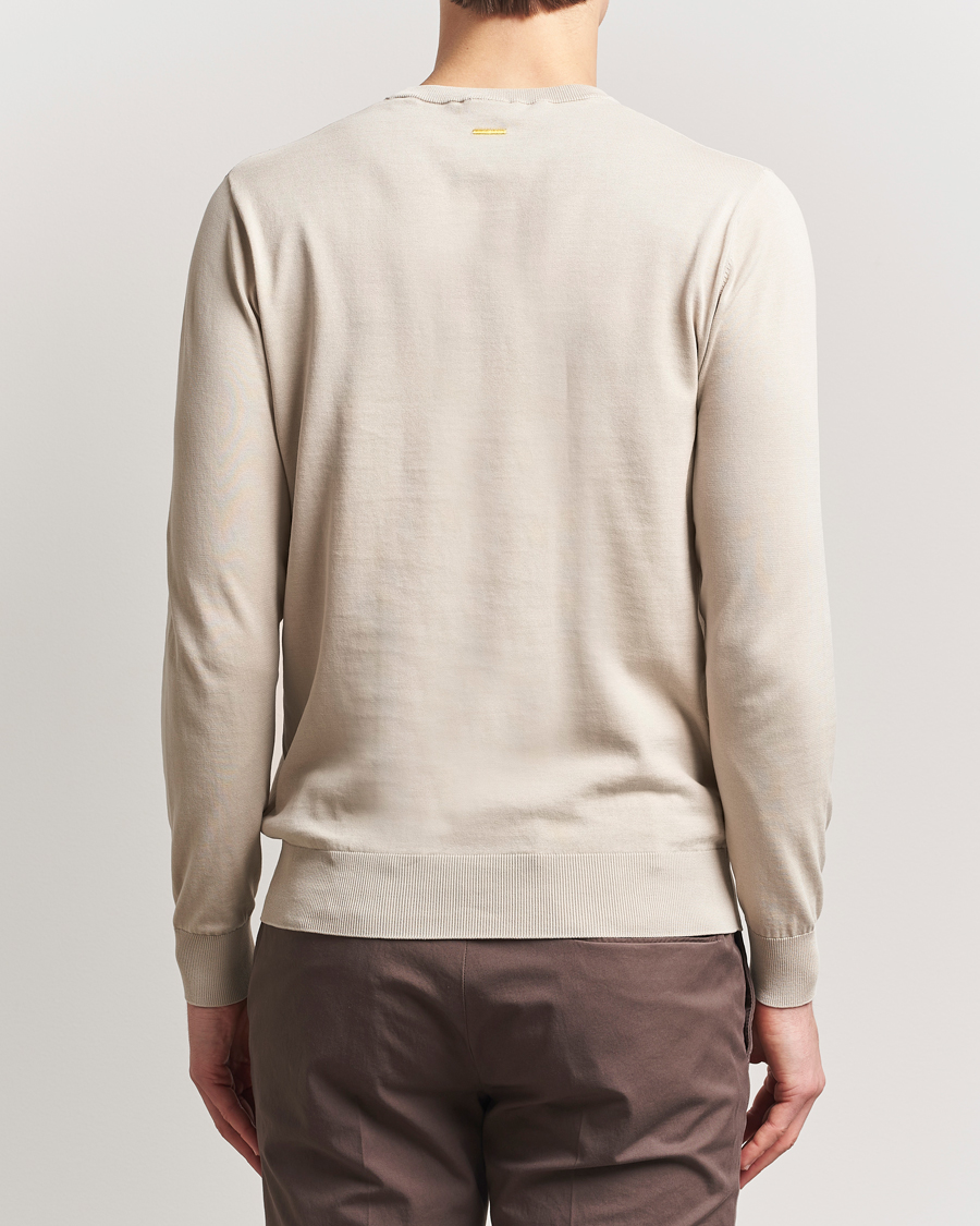 Aspesi Rib Cotton Crew Neck Beige