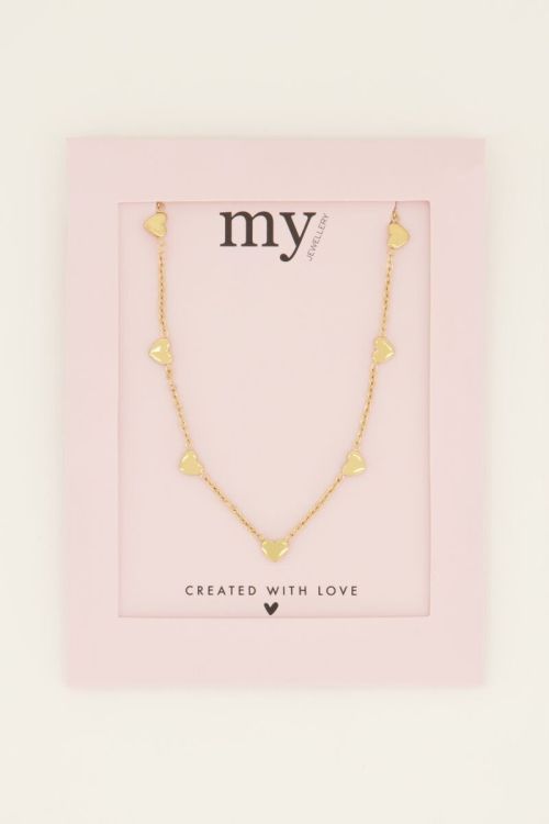 Ketting met hartjes