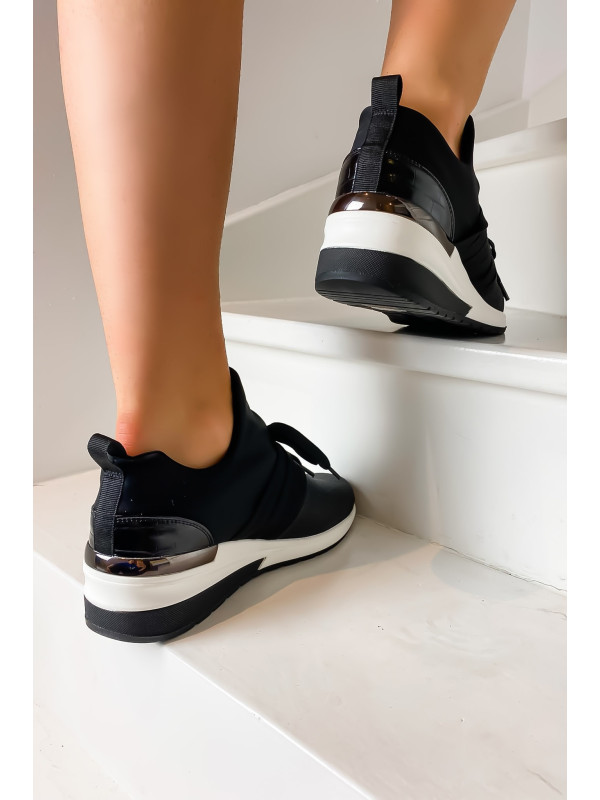 Baskets INUIT LYCRA Noir - Reqins