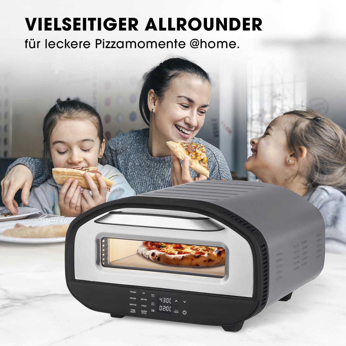GOURMETmaxx Elektro-Pizzaofen 1700W