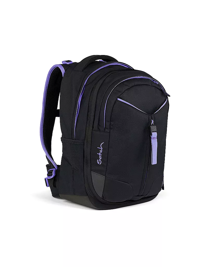 SATCH Schulrucksack Match Purple Phantom schwarz