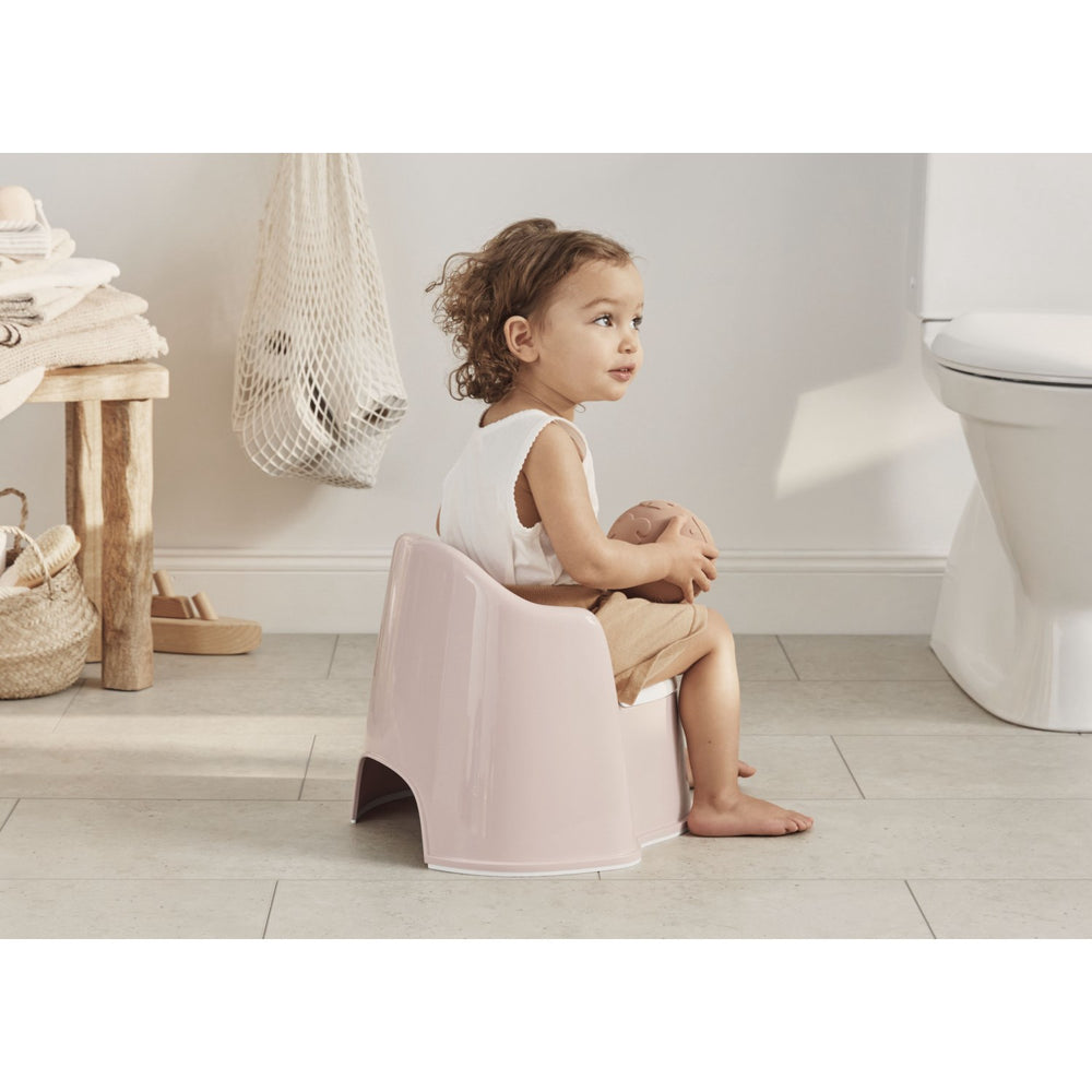 Køb BabyBjörn Pink/White Pottestol