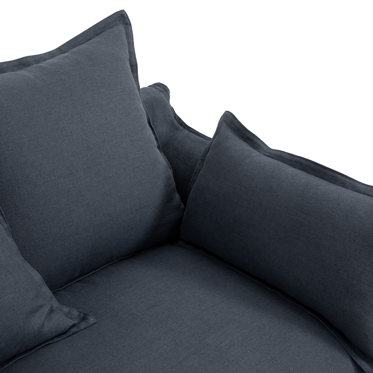 LA REDOUTE INTERIEURS<br>Slaapbank H14 cm, gekreukt linnen, Odna