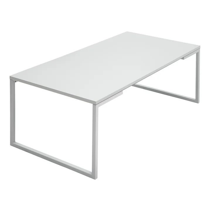 Softline - Mirror Couchtisch, large, weiss lackiert