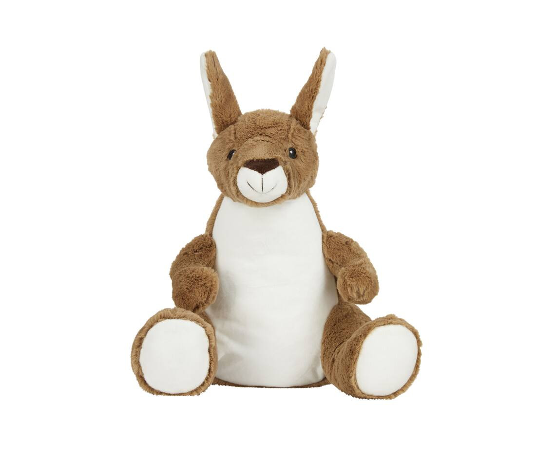 MUMBLES MM575 - Peluche Kangourou Sécurisée et Personnalisable