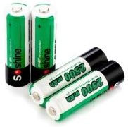 Soshine - Oplaadbare AA - Ni-Mh Batterijen - 4 Stuks - 2500 mAh