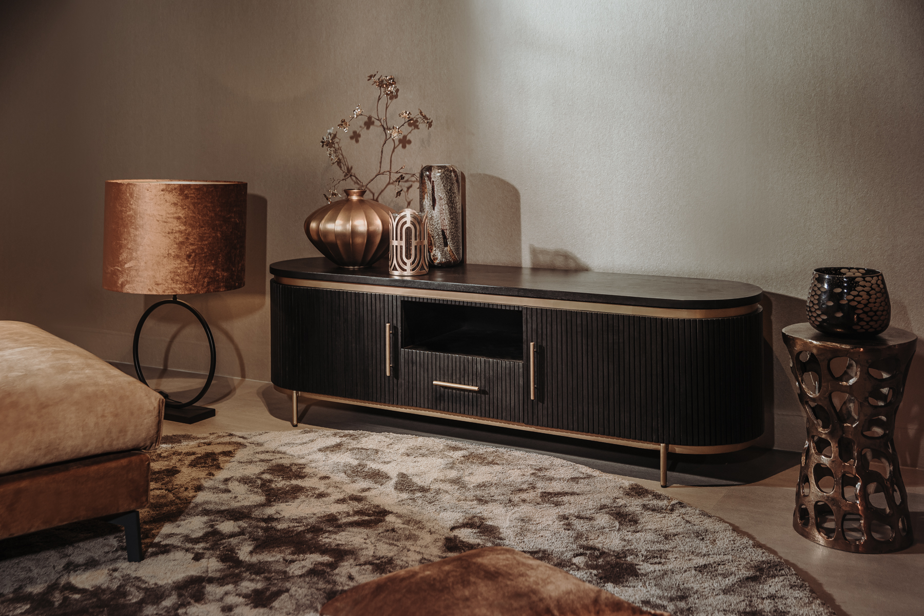Tv meubel Rivello 1 deurs 1 lade