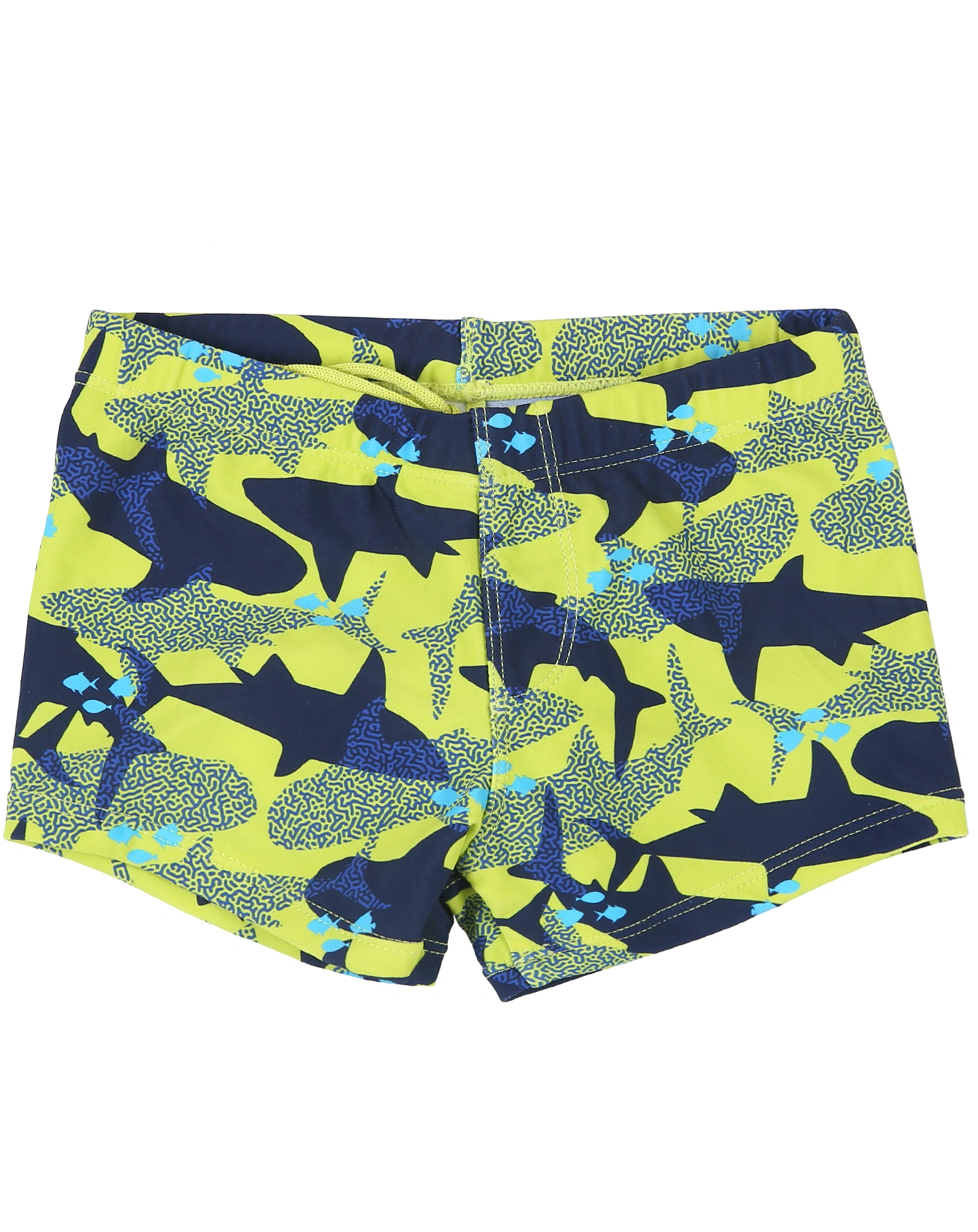 Badehose SHARKS in lime