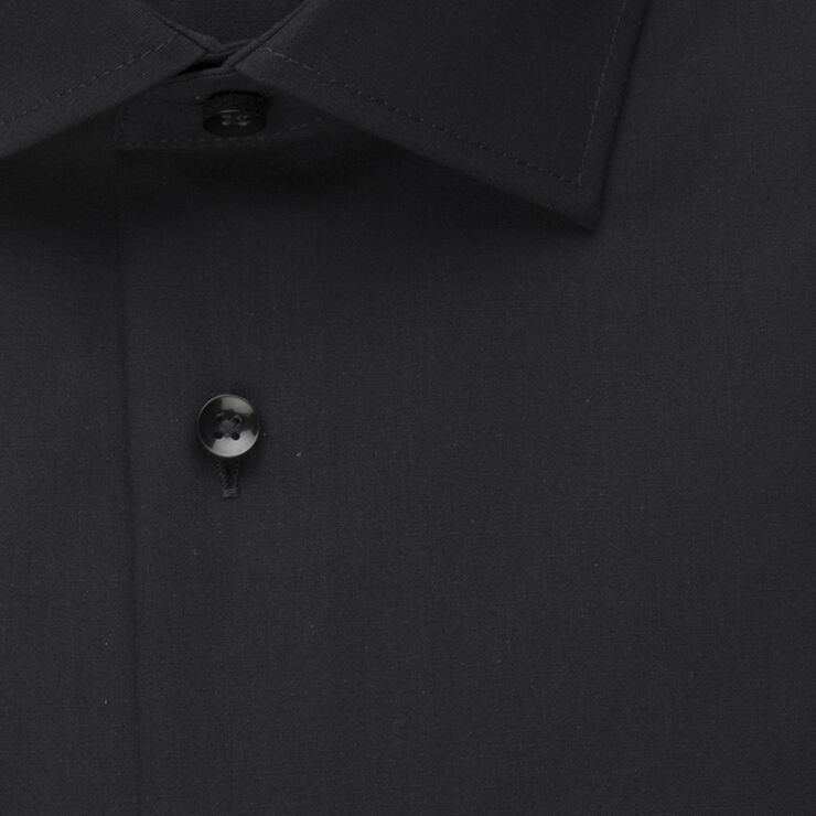 Seidensticker Business Shirt Slim Long sleeve Kent-Collar Uni Black