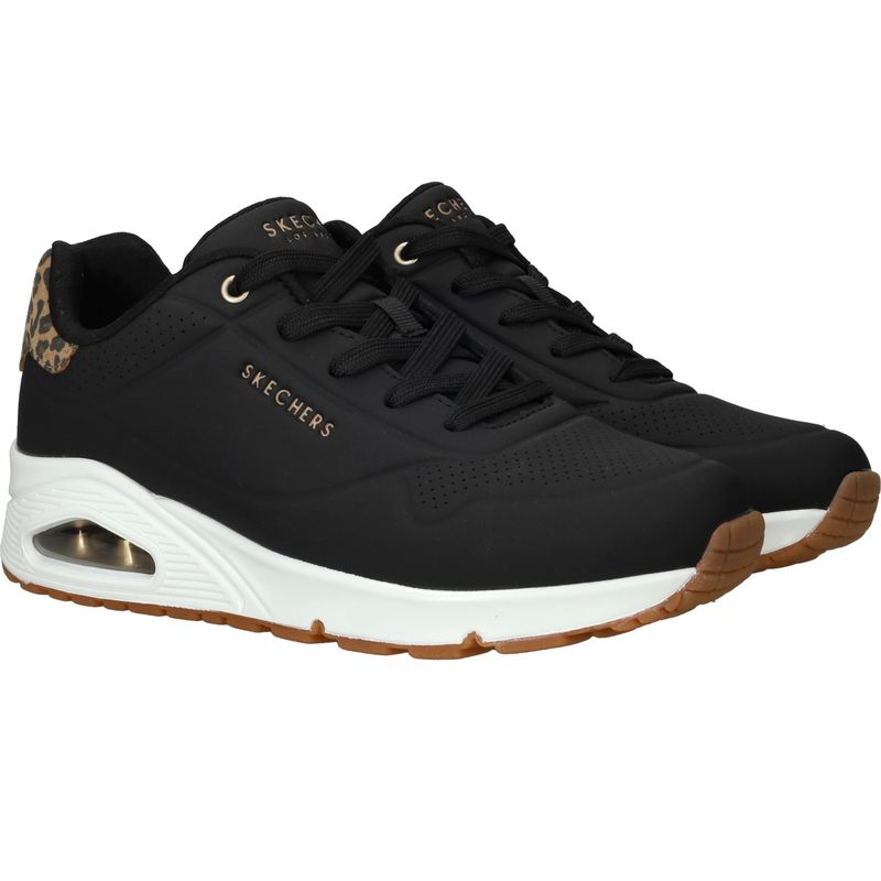 Skechers Uno Jungle Nite Sneakers Zwart Dames