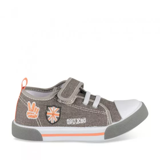 Baskets GRIS CHARLIE & FRIENDS