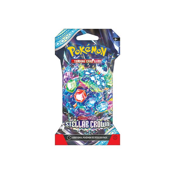 Pokémon TCG: Scarlet and Violet 7 Stellar Crown - Sleeved Booster