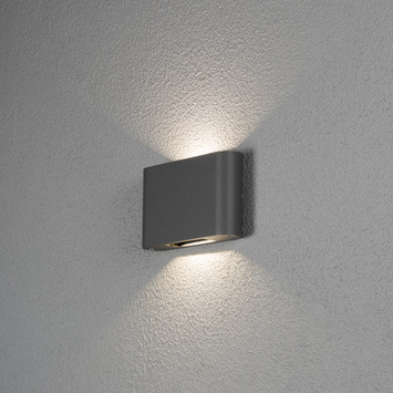Konstsmide buitenlamp Chieri 7854 powerled  2-lichts antraciet