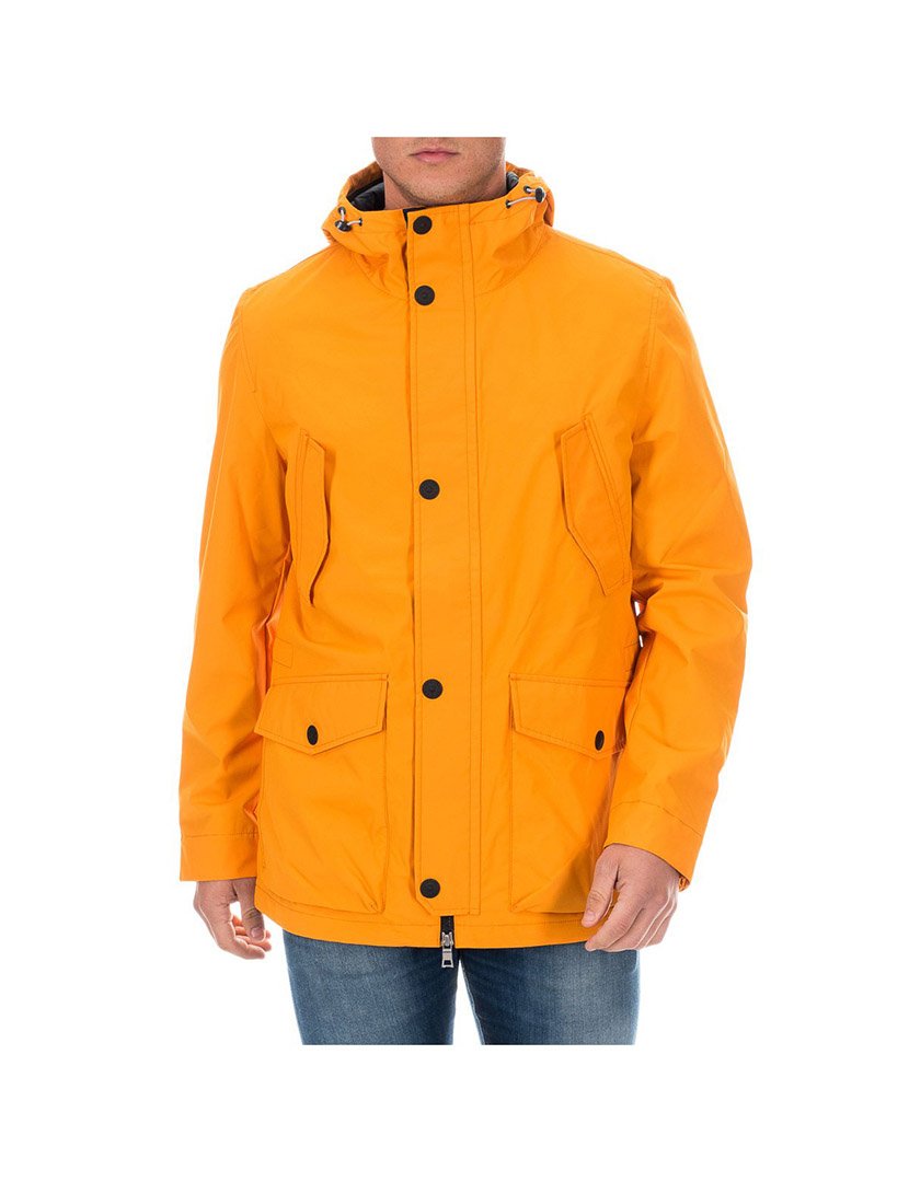 Waterproof Jacket Men Orange
