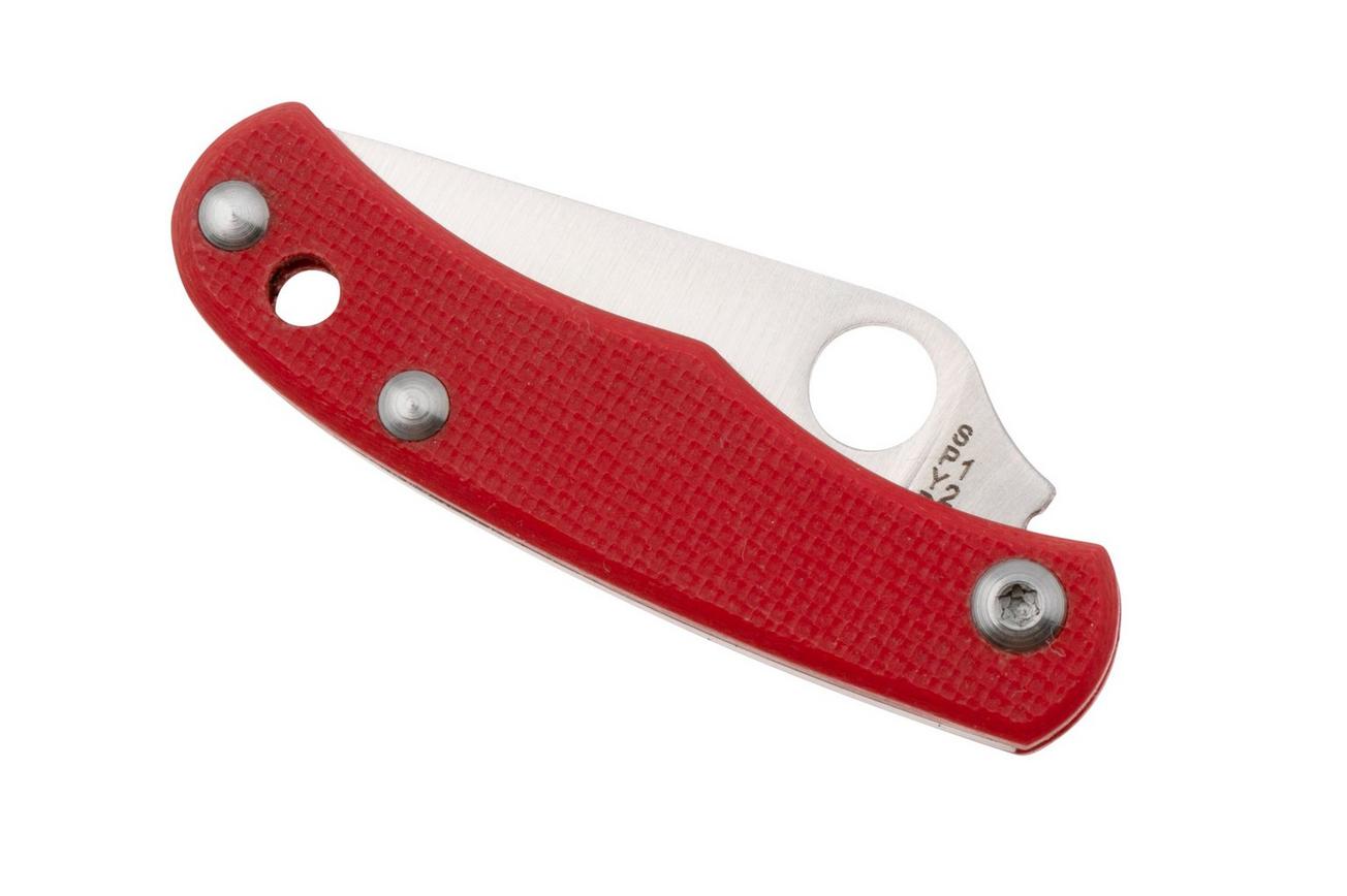 Spyderco Bug Red G10 C133GRDP sleutelhangerzakmes
