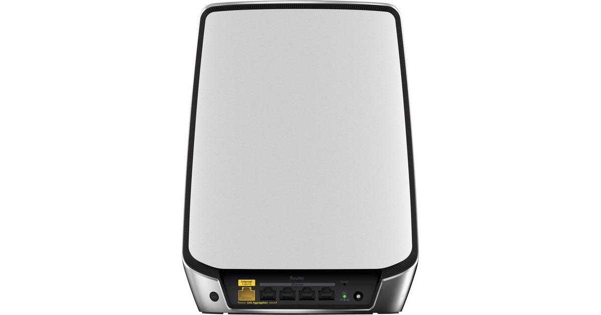 NetgearOrbi WiFi 6-systeem (RBK853) AX6000 mesh router  (1x Router (RBR850), 2x Satellieten (RBS850), Dekking tot 700 m²)
