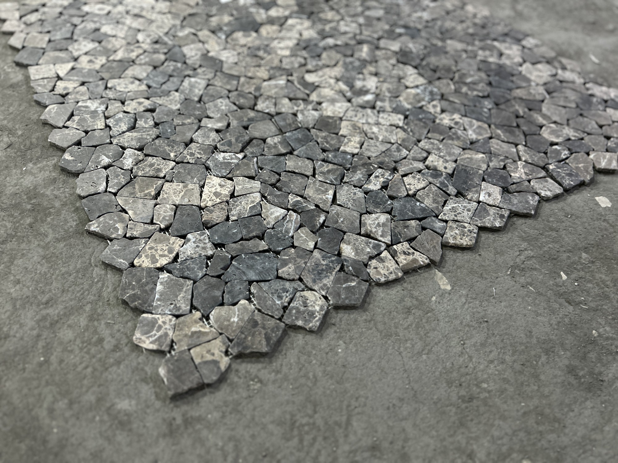Naturstein Mosaik, dunkelgrau, 30,5 cm x 30,5 cm, 1 m² günstig bestellen