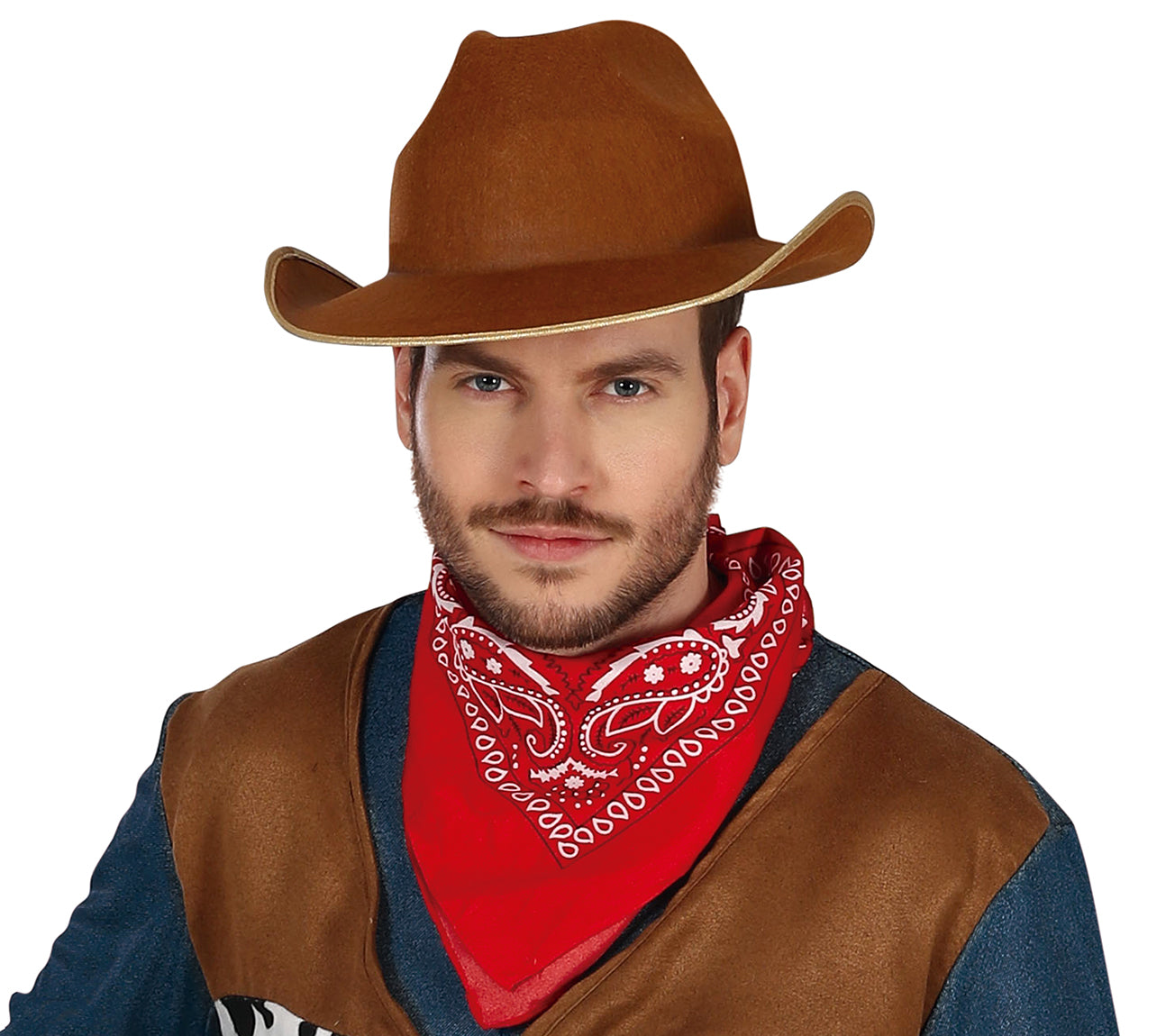 Cowboy Kostuum Heren Bruin