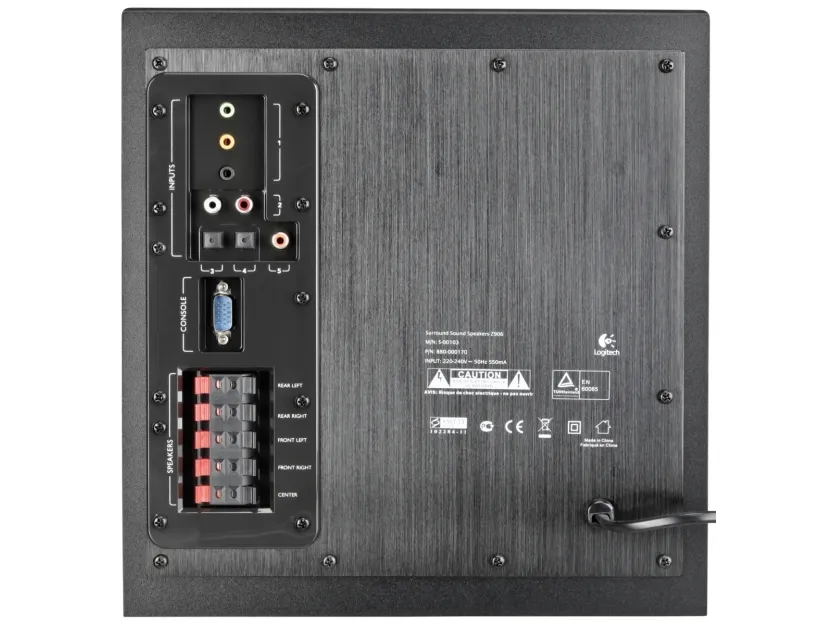 Logitech® | Højttalersystem - til hjemmebiograf - 5.1-kanal - 500 Watt (Total)
