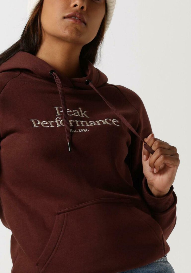 PEAK PERFORMANCE bordeaux peak performance trui w original hood