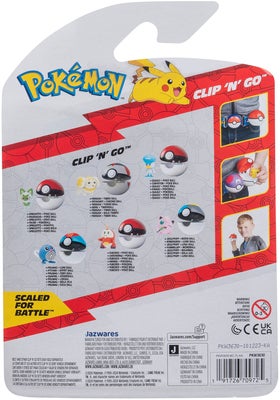 Pokémon Clip 'N' Go Lekesett Quaxly med Poké-ball