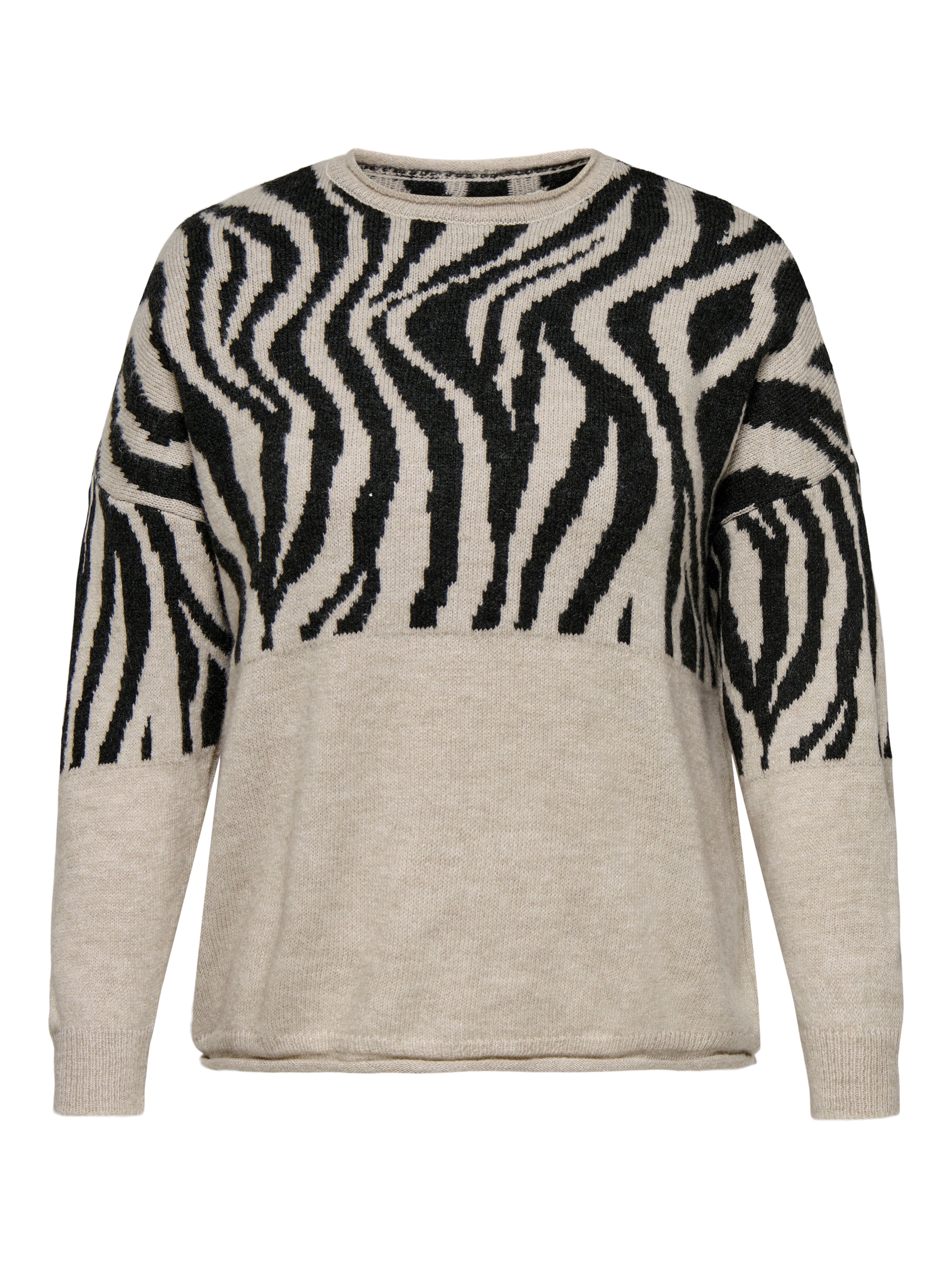 CARJADE Strickpullover Whitecap Gray