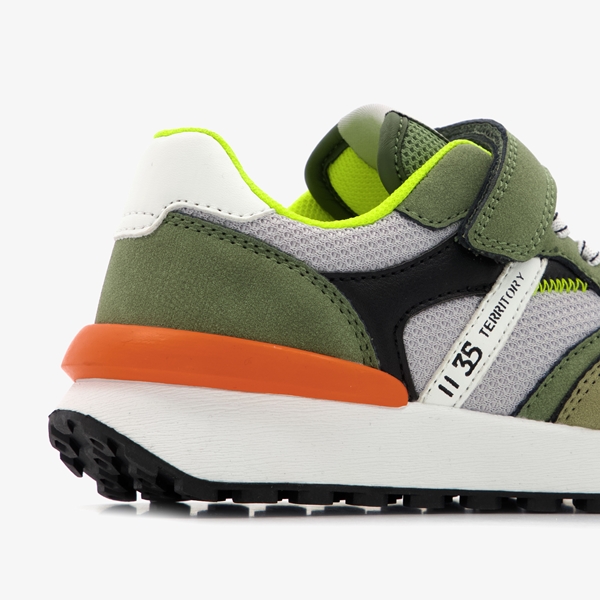 Blue Box jongens sneakers groen/wit