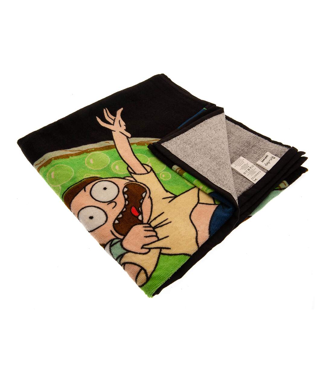 Rick And Morty - Serviette de plage (Noir / Vert) - UTTA10782