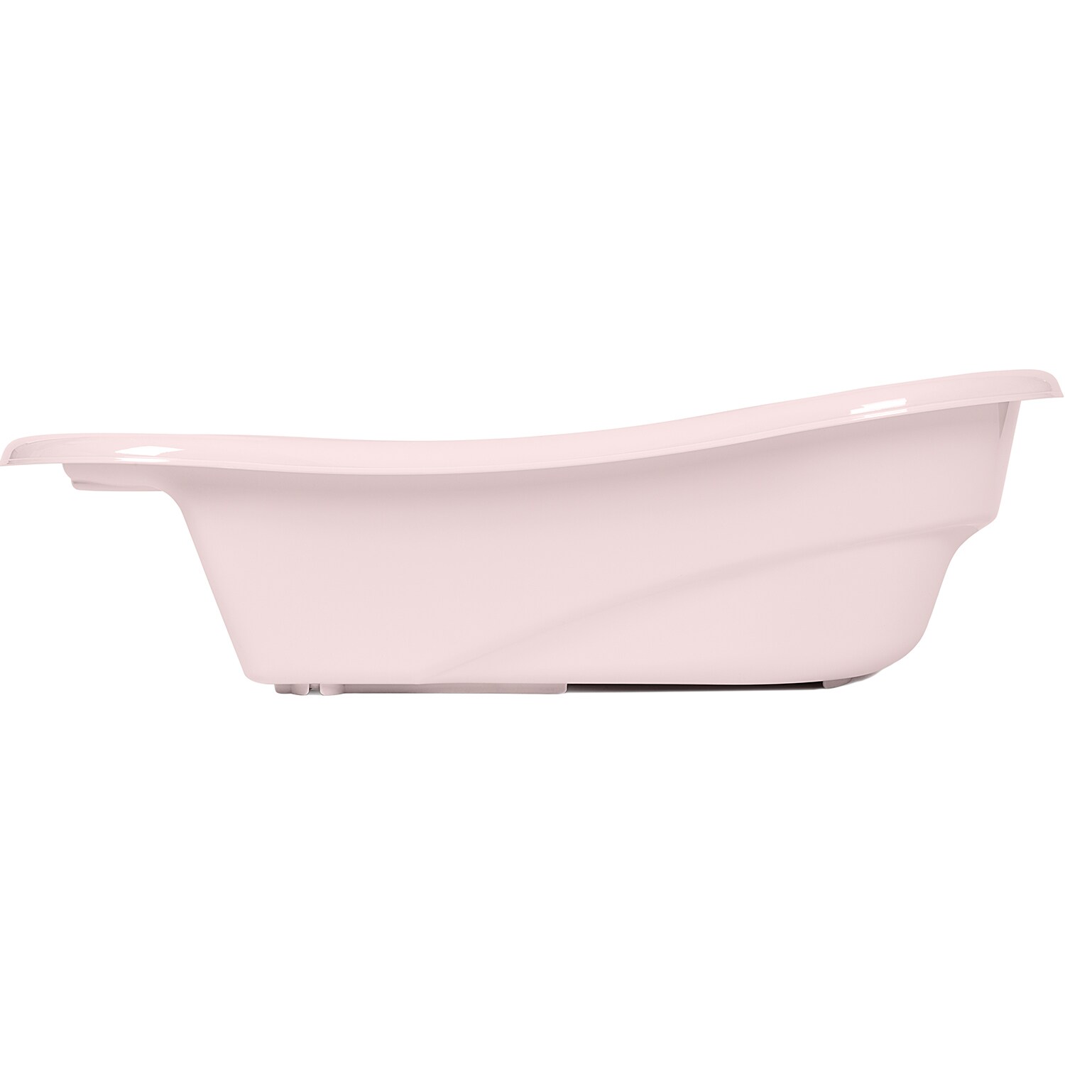 Kikkaboo Babybadewanne Hippo anatomisch geformt, 94 cm, integrierter Thermometer rosa