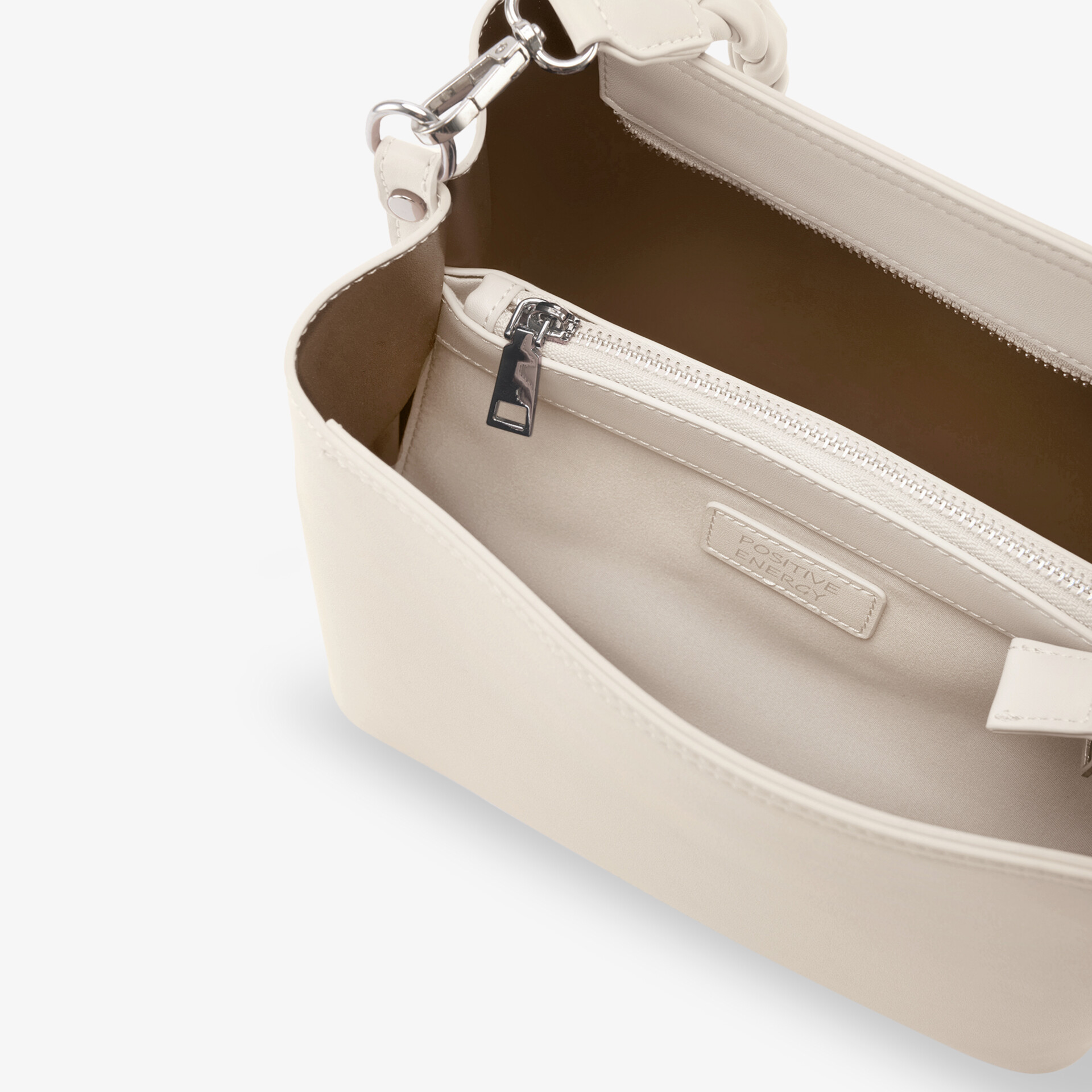 SEIDENFELT Melbu Hobo Damen Umhängetasche beige