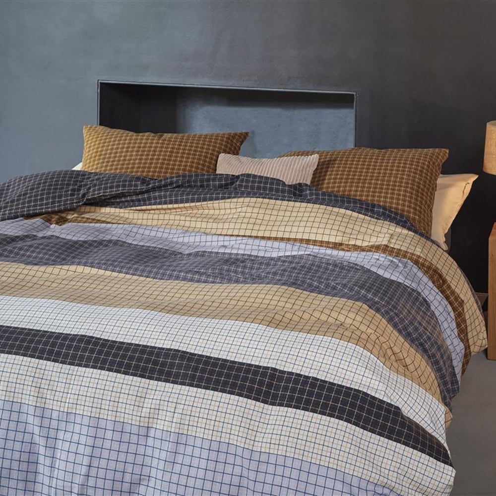 Beddinghouse Juno Dekbedovertrek 240 x 200/220 cm - Grijs