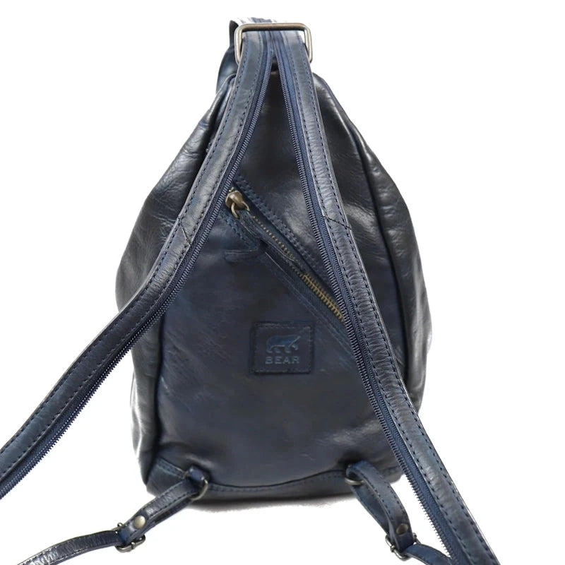 Bear Design Rugtas-Schoudertas Hannie Navy Blue