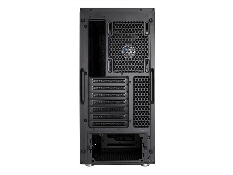 Fractal Design PC-Gehäuse Meshify C Schwarz Kompaktes Gaming-Midi-Tower-Gehäuse für ATX-Mainboards