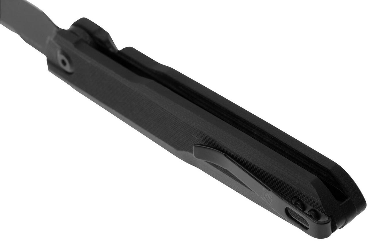 Real Steel G5 Metamorph Button Lock 7832B Black 14C28N, Black G10, zakmes, Ostap Hel design