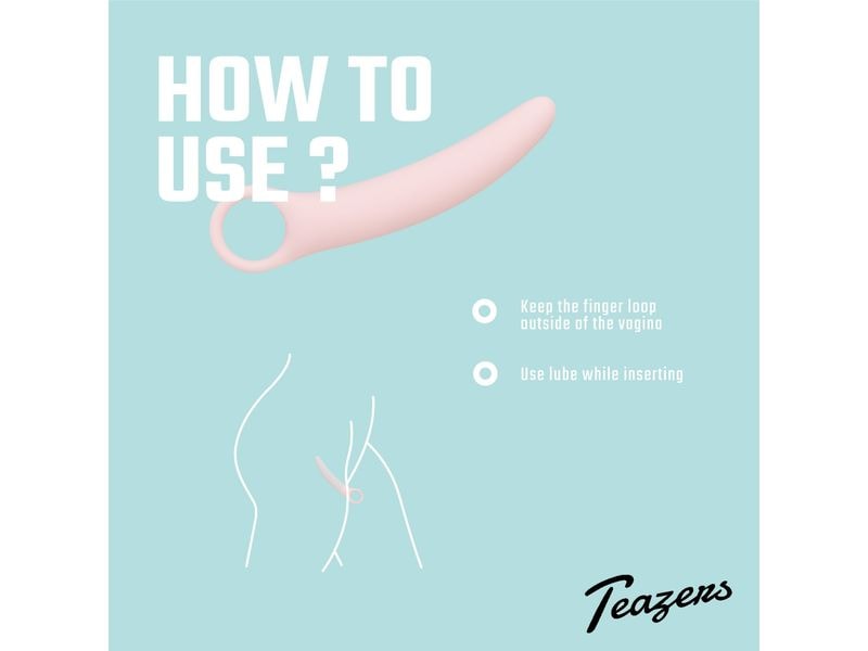 Teazers Vaginal Dilator Set Rosa Set in verschiedenen Grössen sorgt für Anpassung