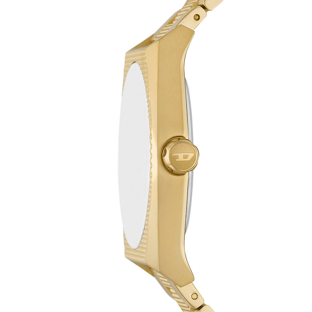 Montre Diesel Scraper Doré