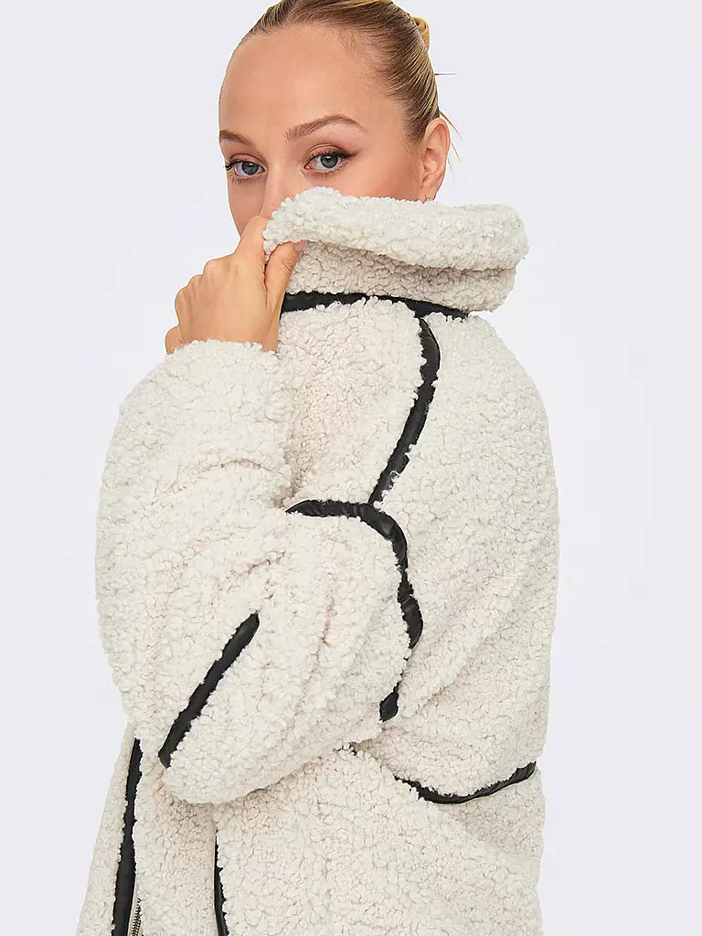 ONLY Jacke in Felloptik ONLPARIS creme