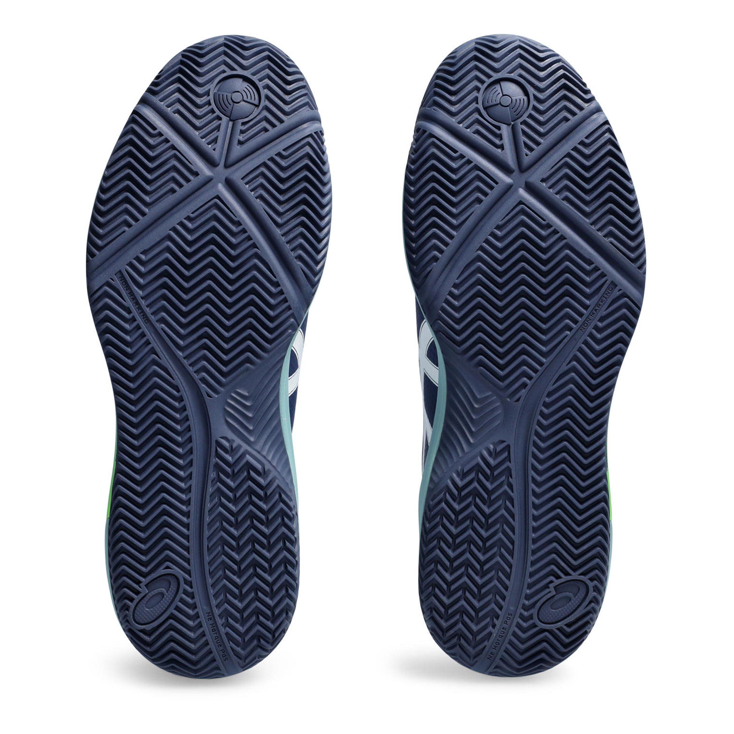 ASICS Gel-Dedicate 8 Chaussures Padel Hommes - Bleu Foncé , Blanc