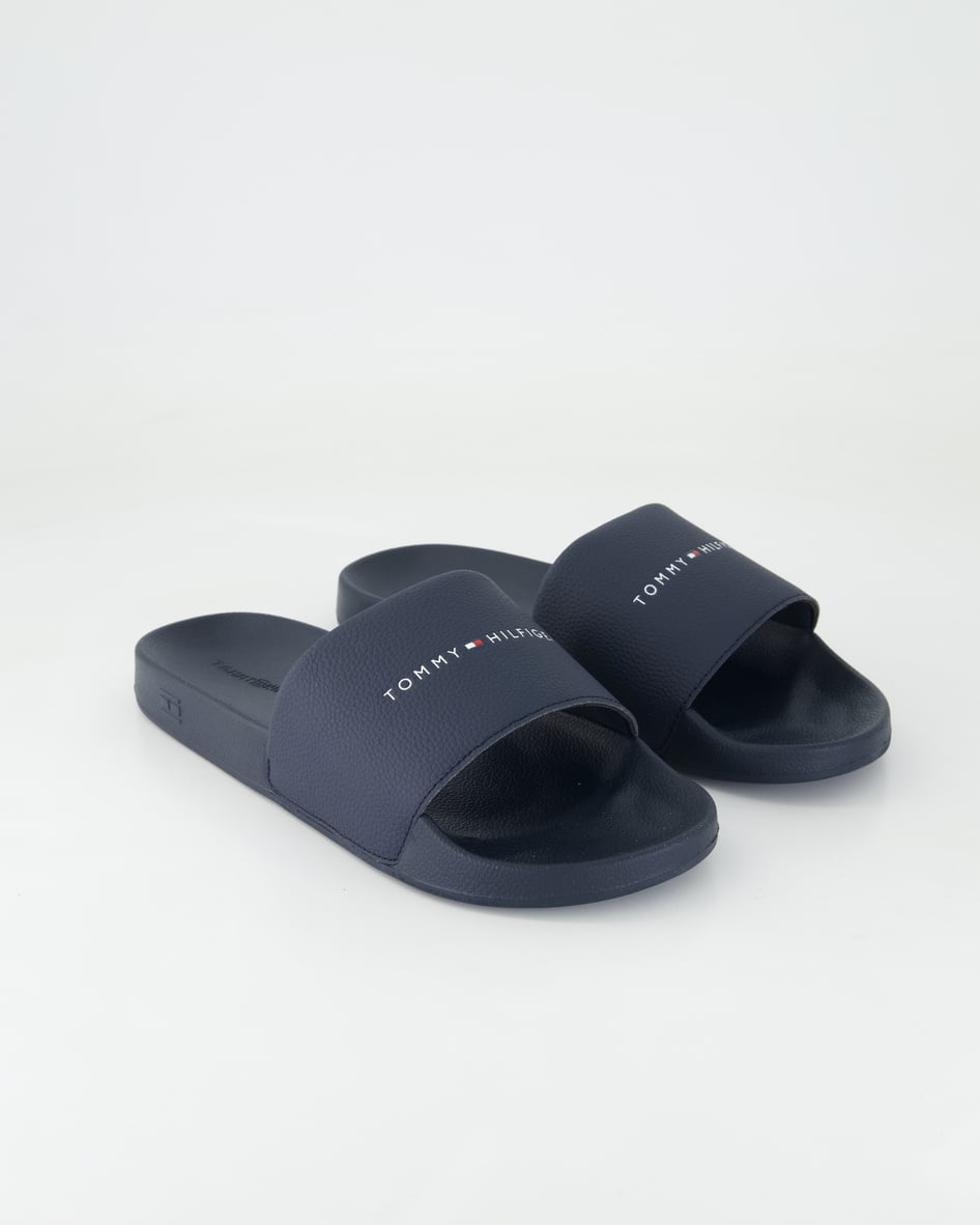 Tommy Hilfiger HILIFGER NYC POOL SLIDE Pantoletten in Blau