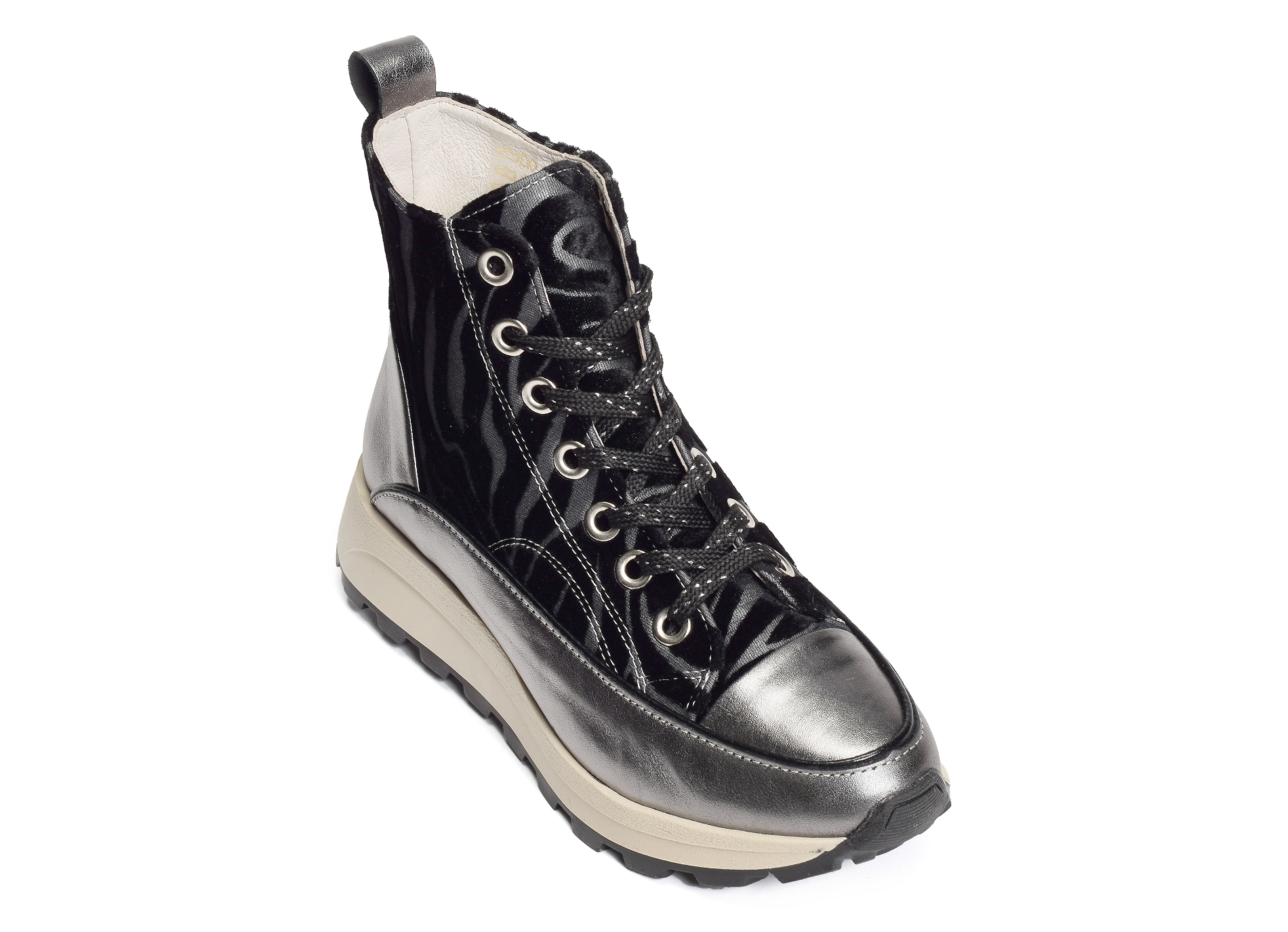 Fresse noir gris