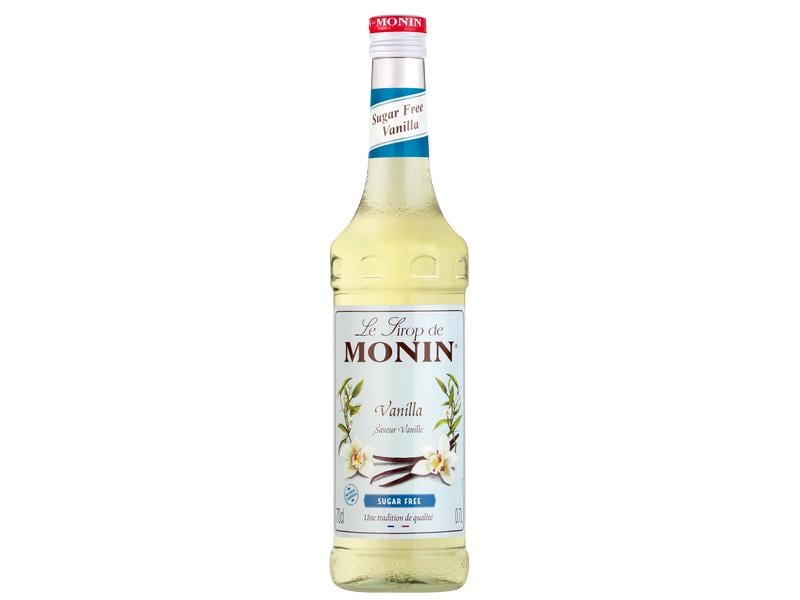Monin Konzentrat Vanille zuckerfrei 0.7 l Aromatischer Sirup ohne Zucker mit Vanillegeschmack