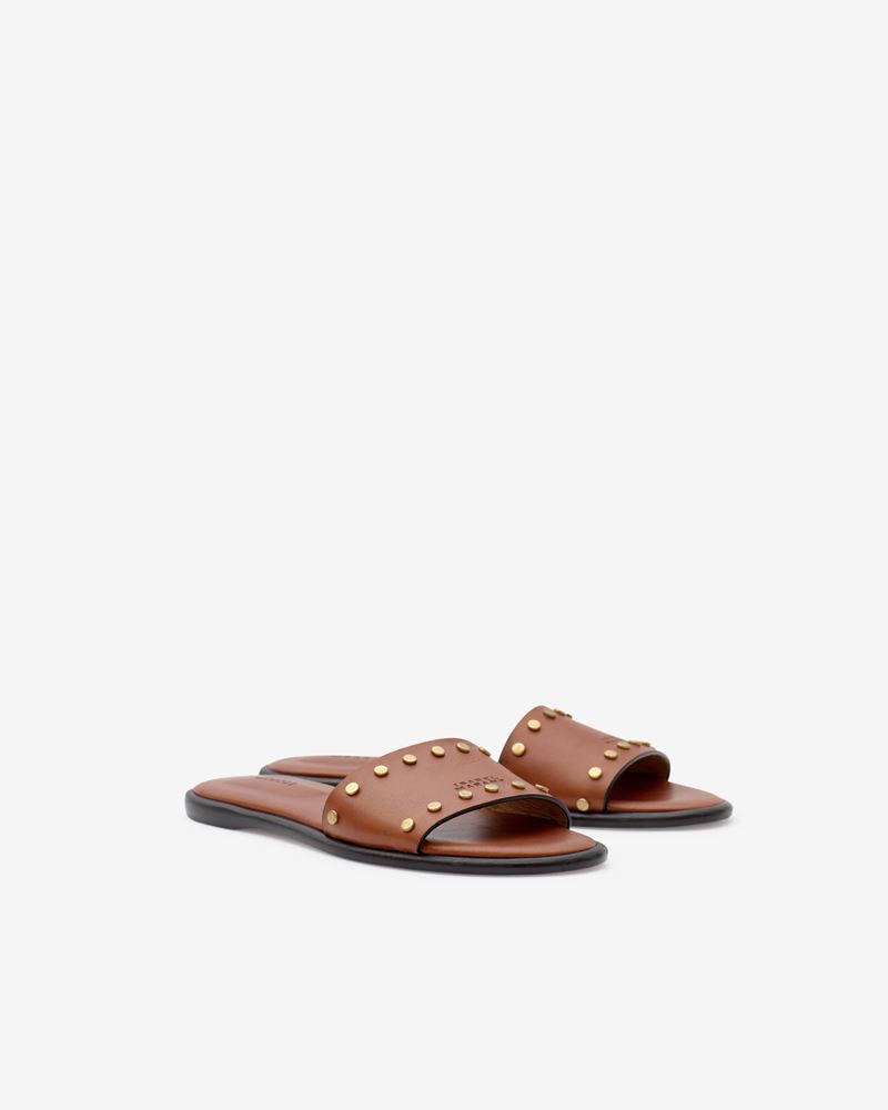 MULES LOGO EN CUIR VIKEE