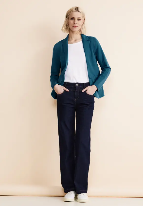 Basic Blazer - bright turquoise